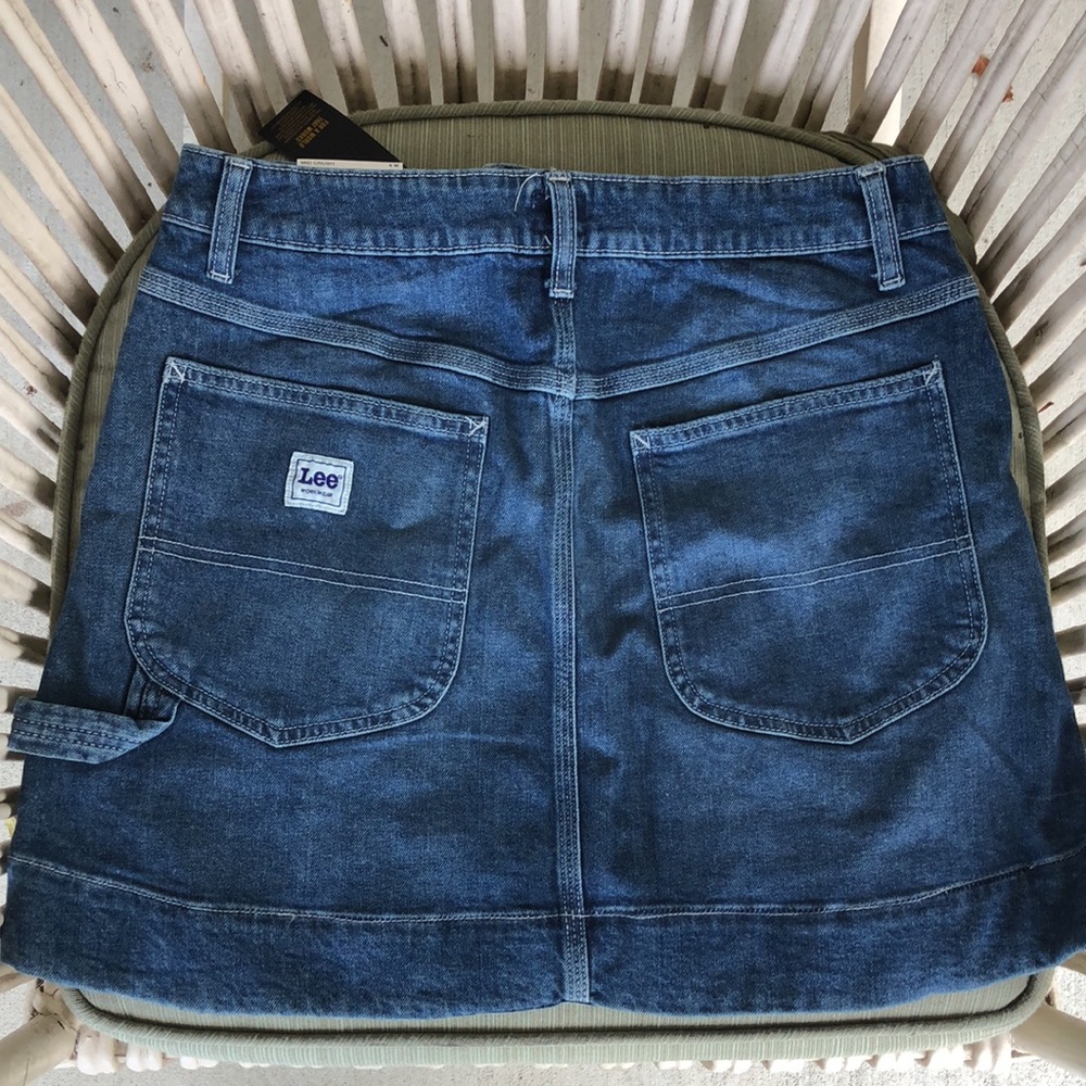 NWT! - LEE Heritage High-Rise Denim Mini Skirt w/Stretch